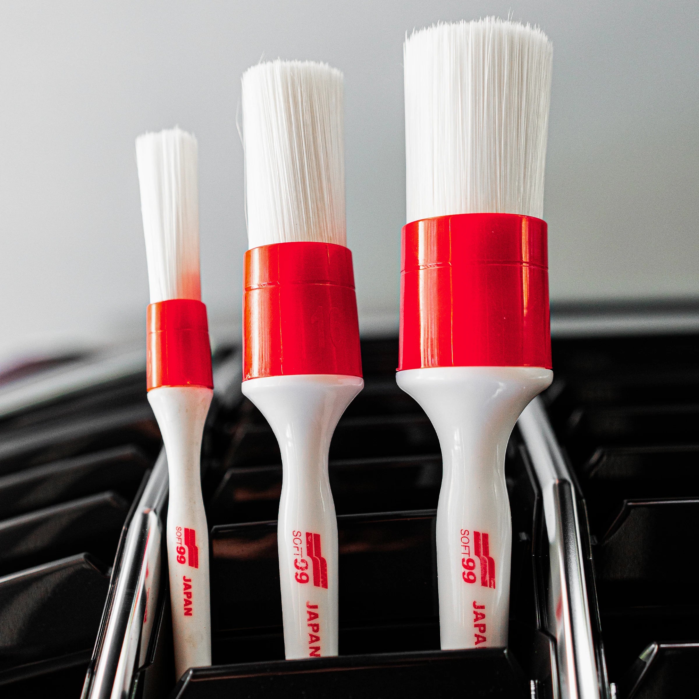 Soft99 Car Care Brushes Set, a set of brushes for exterior and interior 6 pcs. - Image 4