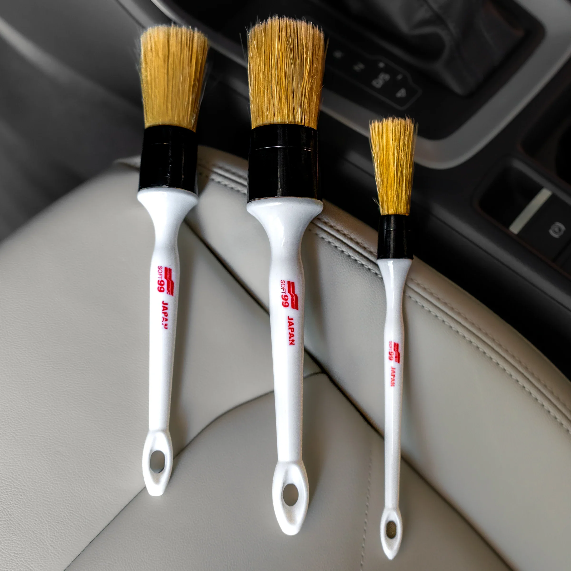 Soft99 Car Care Brushes Set, a set of brushes for exterior and interior 6 pcs. - Image 3