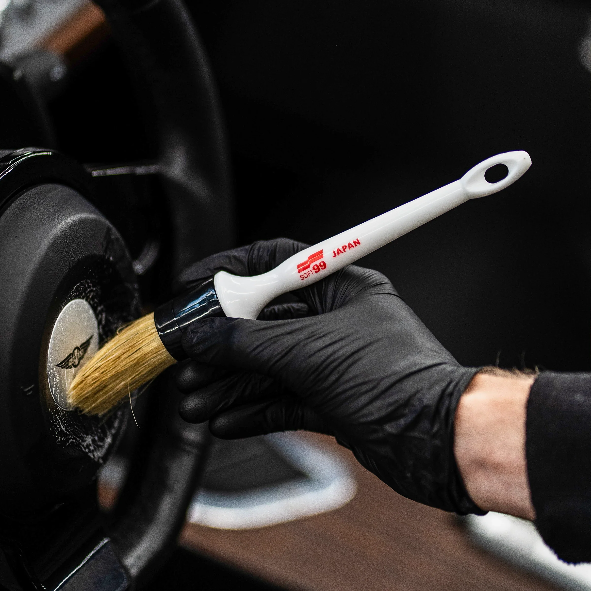 Soft99 Car Care Brushes Set, a set of brushes for exterior and interior 6 pcs. - Image 5
