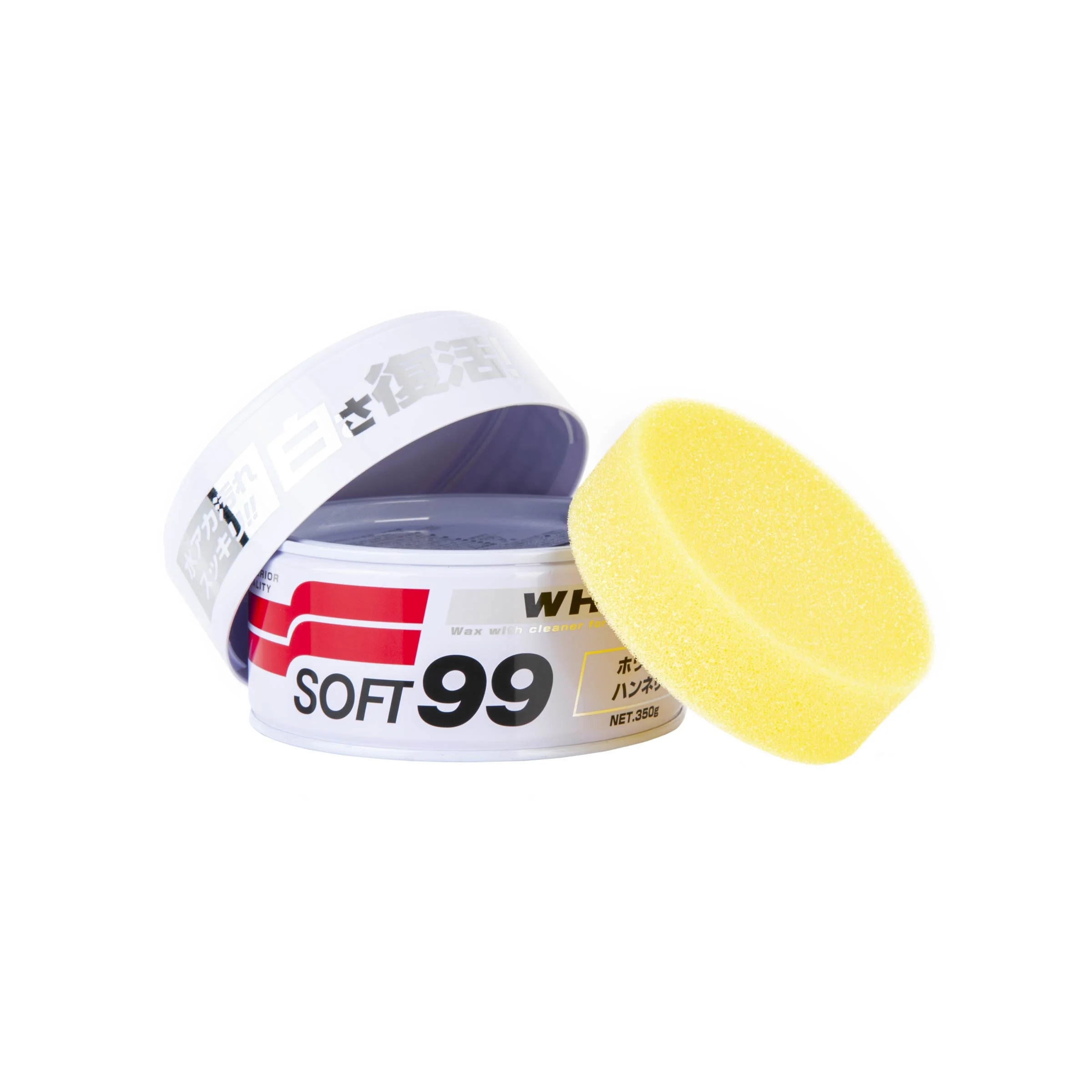 White Soft99 Wax, soft car wax, 350 g - Image 3